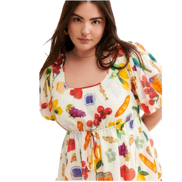 Lisa Says Gah Leila Italian Summer 100% Cotton Mini Dress Women’s Small - Picture 3 of 15